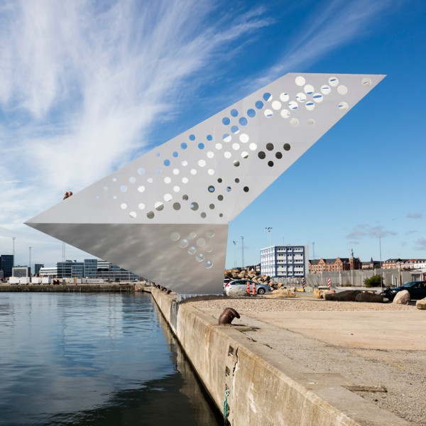 The Salling Tower at Aarhus Harbour by Dorte Mandrup