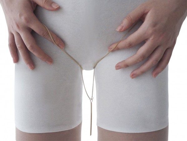 Thigh gap jewellery by Soo Kyung Bae
