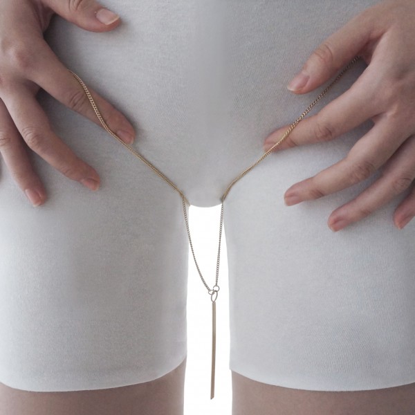 Thigh gap jewellery by Soo Kyung Bae