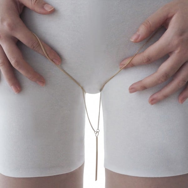 Thigh gap jewellery by Soo Kyung Bae