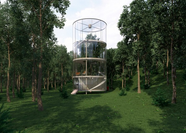 Tree in House by Aibek Almassov