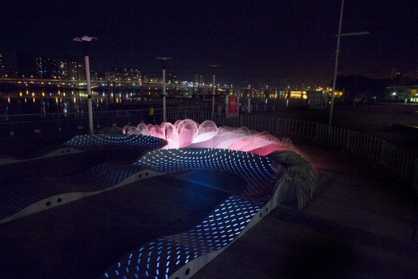 VelO2 installation by Loop.ph for Shin Kong Life in Taipei, Taiwan