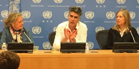 Alejandro Aravena at the Pritzker Prize press conference