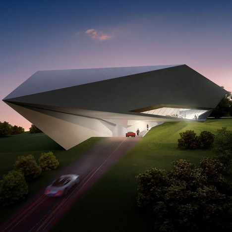 Concept villas for golf and spa resort, Dubrovnik, Croatia by Zaha Hadid