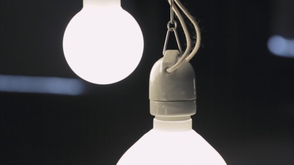 Lighting installation by Lindsey Adelman at Nike's The Nature of Motion exhibition in Milan
