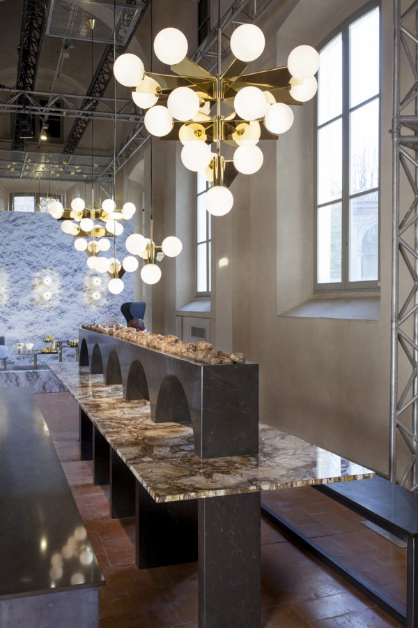 The Restaurant by Tom Dixon for Caesarstone in Milan 2016