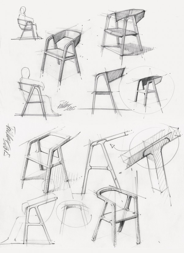 A Chair by Thomas Feichtner a Product Designer from Vienna, Austria for Milan 2016