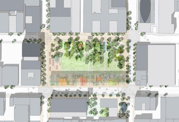 Agence Ter and Team Pershing square renovation proposal architecture news Los Angeles LA USA