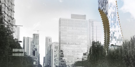 Kengo Kuma's Alberni tower in Vancouver