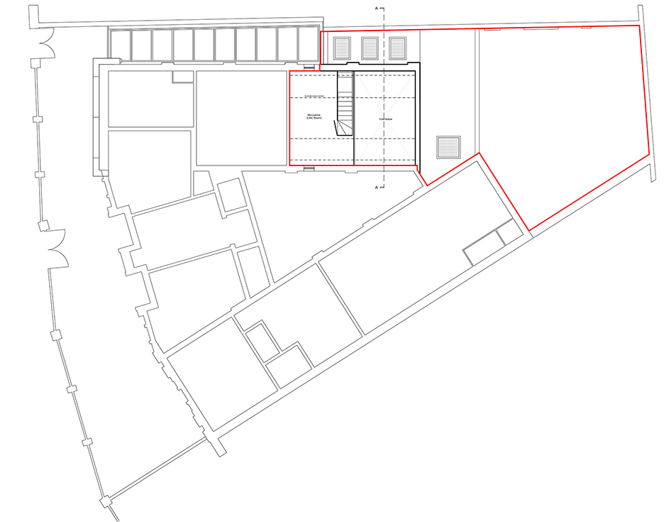 First floor plan of Bath house by Lipton Plant