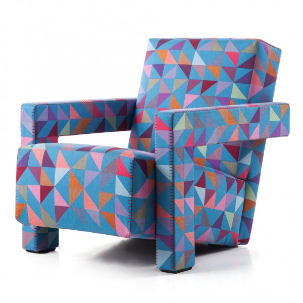 Bertjan Pot designs bespoke Jacquard textile for Cassina's iconic Utrecht armchair