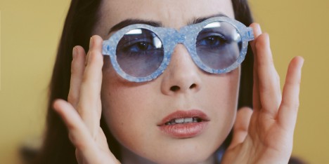 Crafting Plastics! designs translucent bioplastic sunglasses