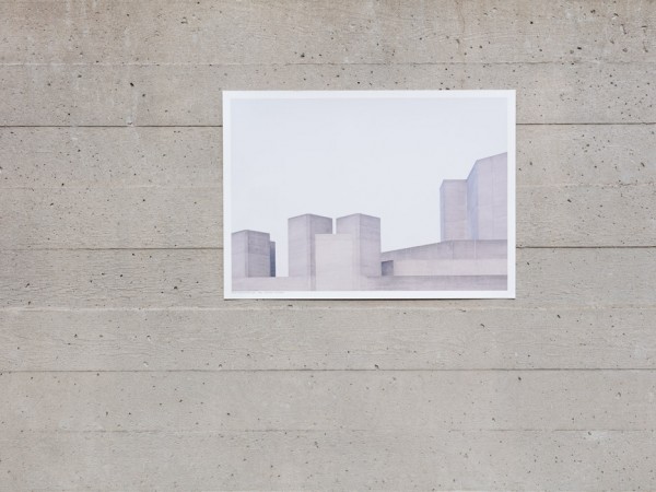 Brutalist buildings print by Studio Esinam