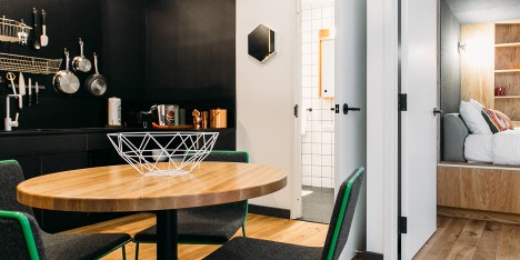 Co-living New York residential block by WeLive