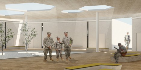 Combat outpost by Iowa arch students