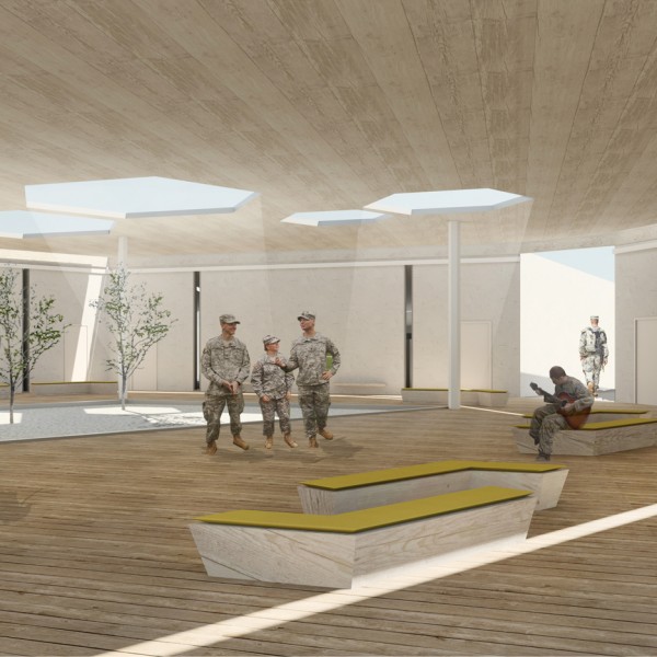 Combat outpost by Iowa arch students