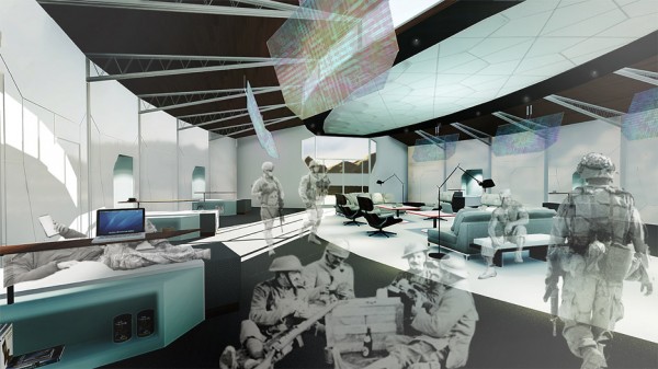 Combat outpost by Iowa arch students