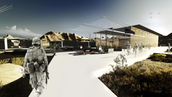 Combat outpost by Iowa arch students