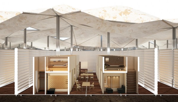 Combat outpost by Iowa arch students