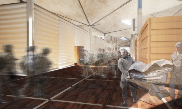 Combat outpost by Iowa arch students