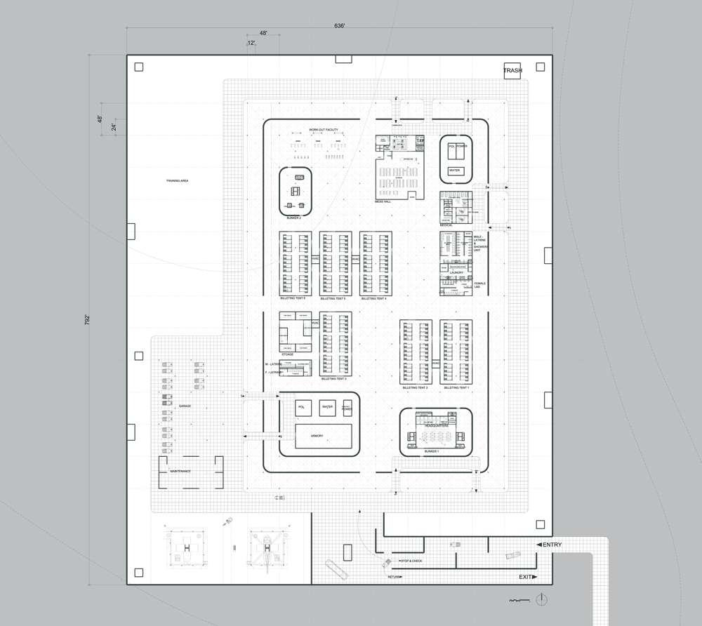 Combat outpost by Iowa arch students