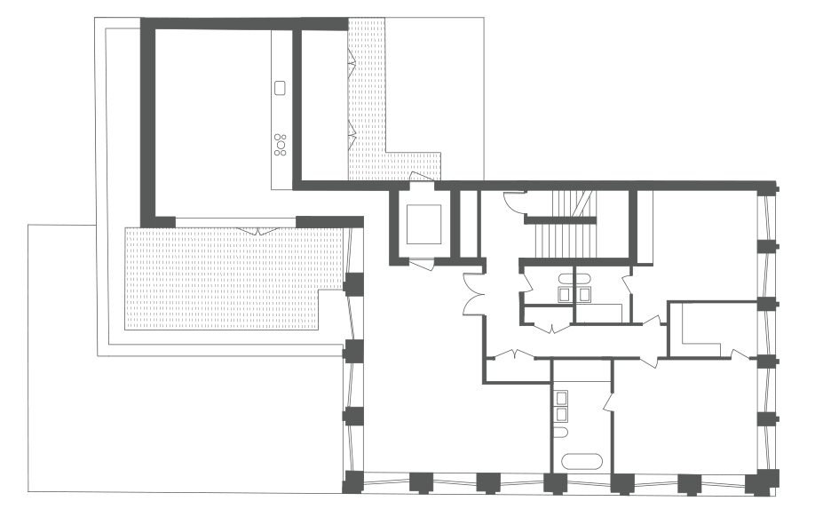 Corner House by DSDHA residential mixed-use brick architecture London, UK