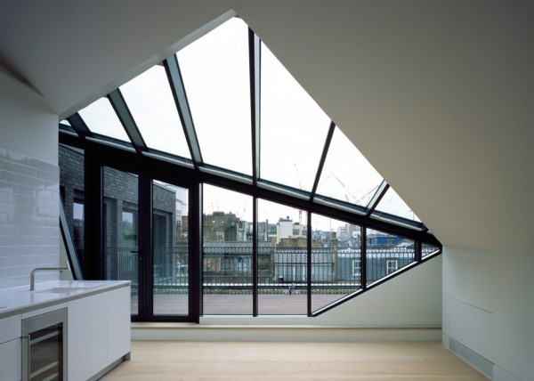 Photograph by Helene Binet Corner House by DSDHA residential mixed-use brick architecture London, UK