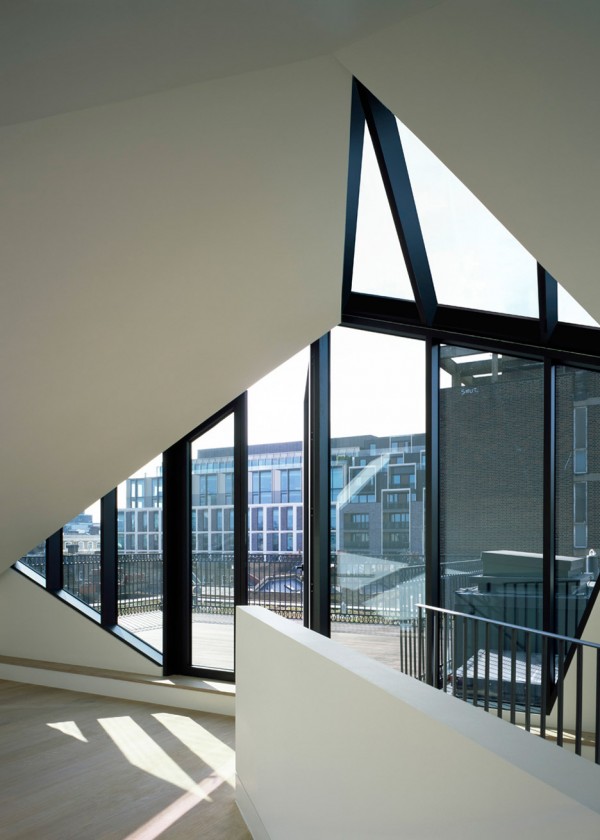 Photograph by Helene Binet Corner House by DSDHA residential mixed-use brick architecture London, UK