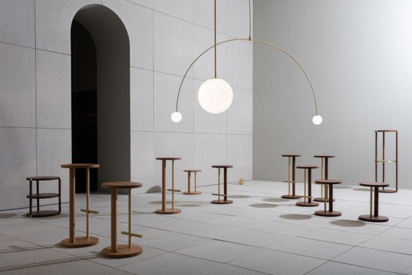 The Double Dream of Spring product exhibition by Michael Anastassiades for Herman Miller at Milan Design Week 2016