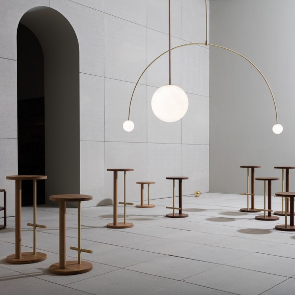 The Double Dream of Spring product exhibition by Michael Anastassiades for Herman Miller at Milan Design Week 2016