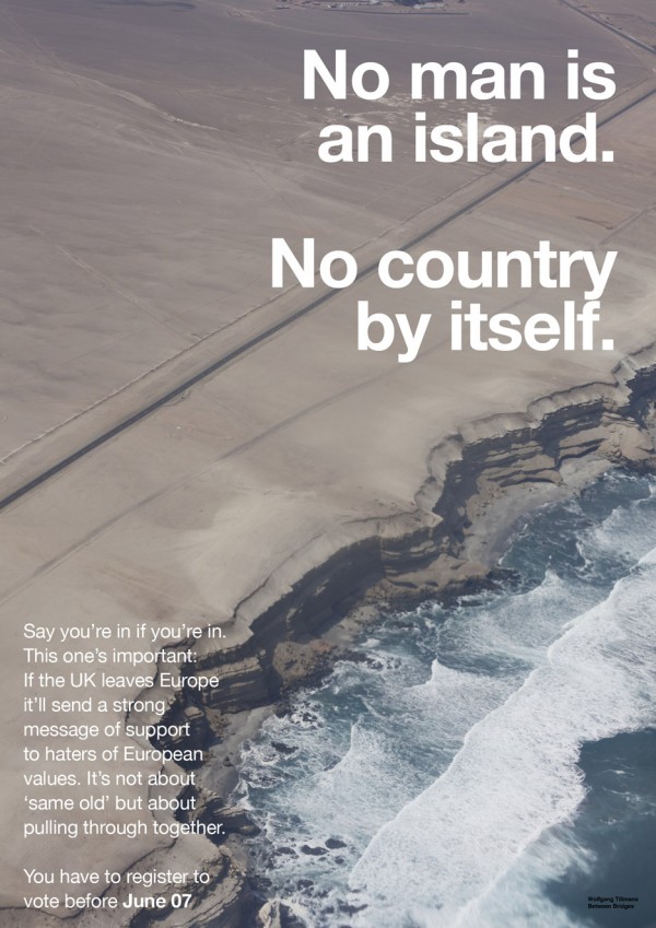 Wolfgang Tillmans EU Referendum posters