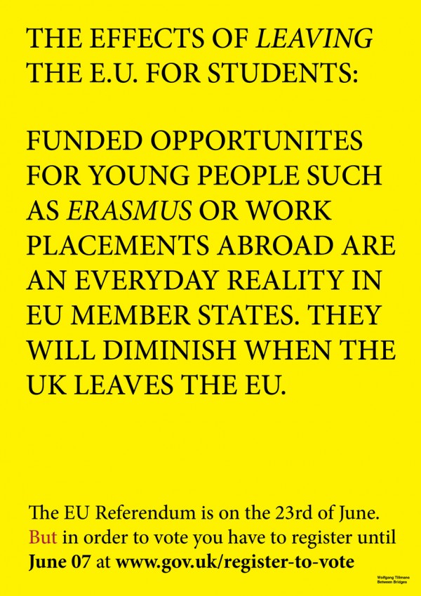 Wolfgang Tillmans EU Referendum posters