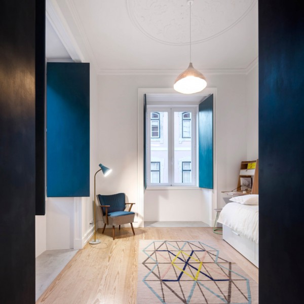 Chiado Apartment by Fala Atelier Lisbon, Portugal residential renovation