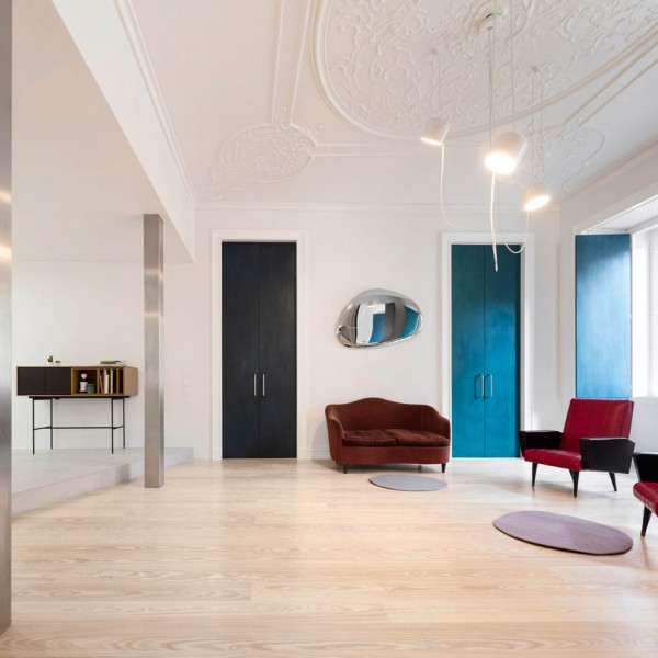 Chiado Apartment by Fala Atelier Lisbon, Portugal residential renovation