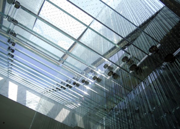 Glass stair and skylight by Carpenter Lowings interior Hong Kong, China