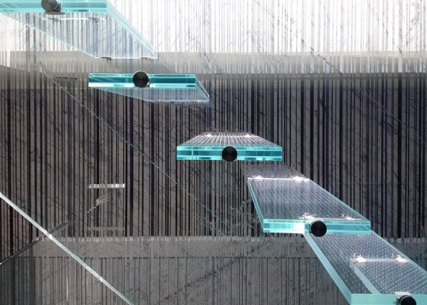 Glass stair and skylight by Carpenter Lowings interior Hong Kong, China