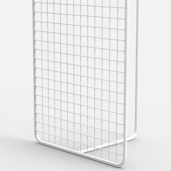 Grid clothing rail by Thomas Schnur for Milan 2016