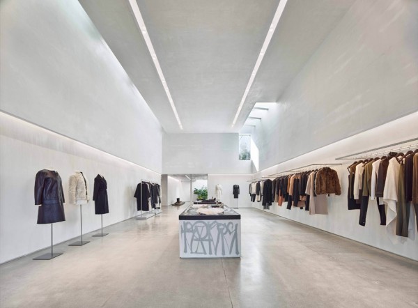Helmut Lang showroom in West Hollywood by Standard Architecture