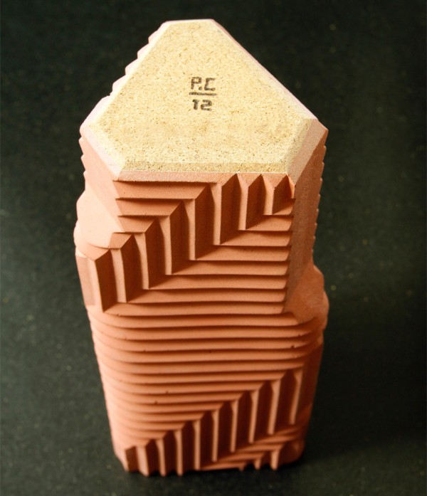 Herringbone vase by Phil Cuttance