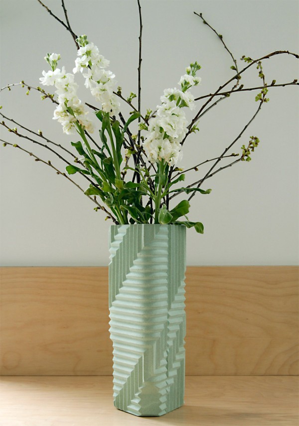Herringbone vase by Phil Cuttance