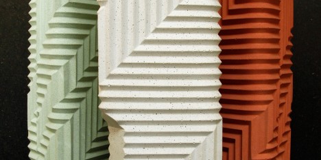 Herringbone vase by Phil Cuttance