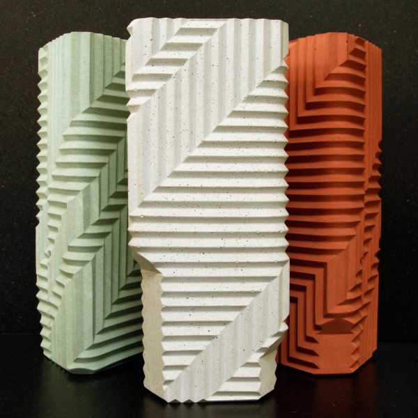 Herringbone vase by Phil Cuttance