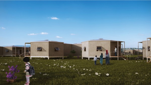Hex House by Architects for Society refugee crisis housing architecture news