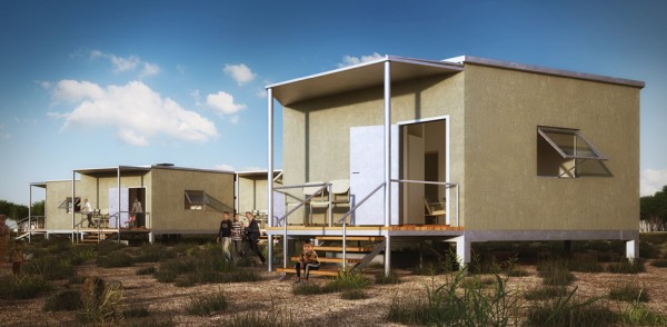 Hex House by Architects for Society refugee crisis housing architecture news