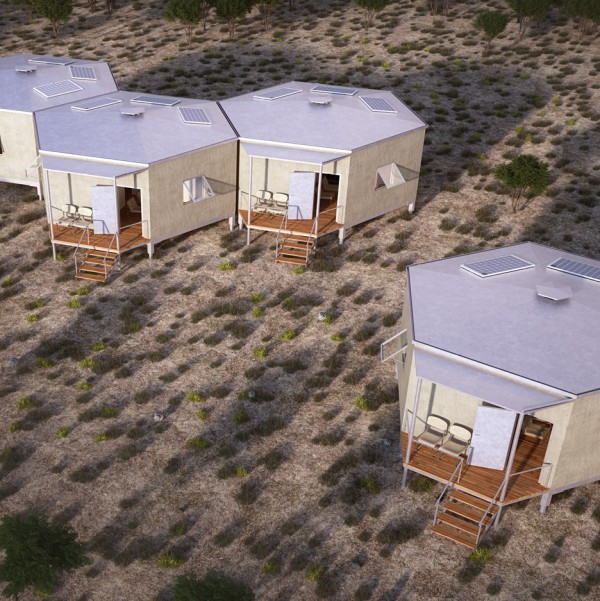 Hex House by Architects for Society refugee crisis housing architecture news