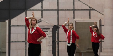 Historical Dances in an Antique Setting by Pablo Bronstein