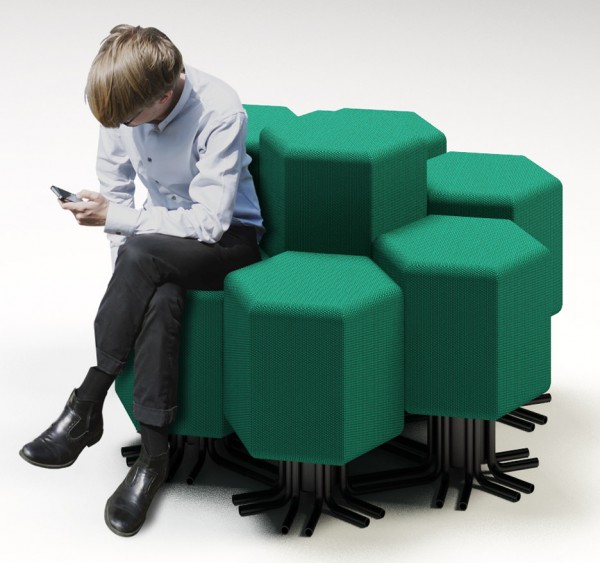 Lift-bit sofa by Carlo Ratti