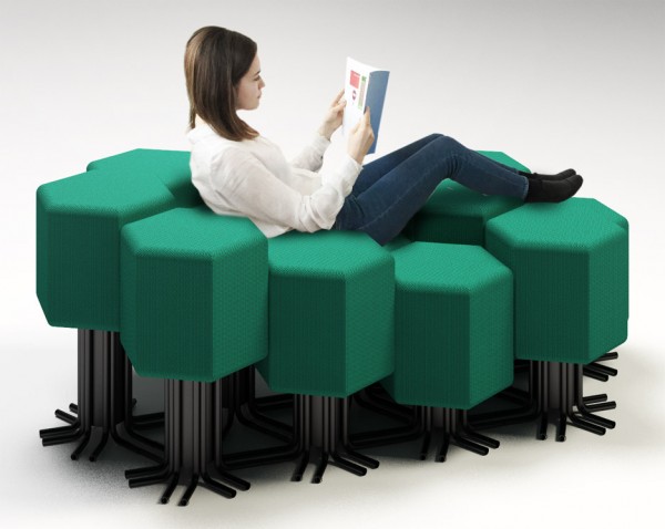 Lift-bit sofa by Carlo Ratti
