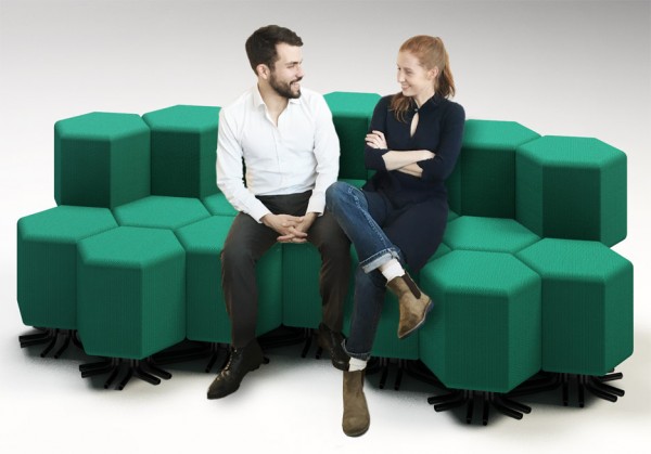 Lift-bit sofa by Carlo Ratti