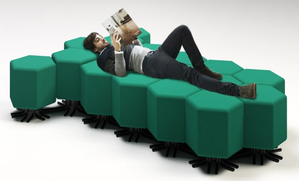 Lift-bit sofa by Carlo Ratti